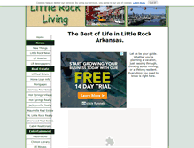 Tablet Screenshot of littlerock-living.com